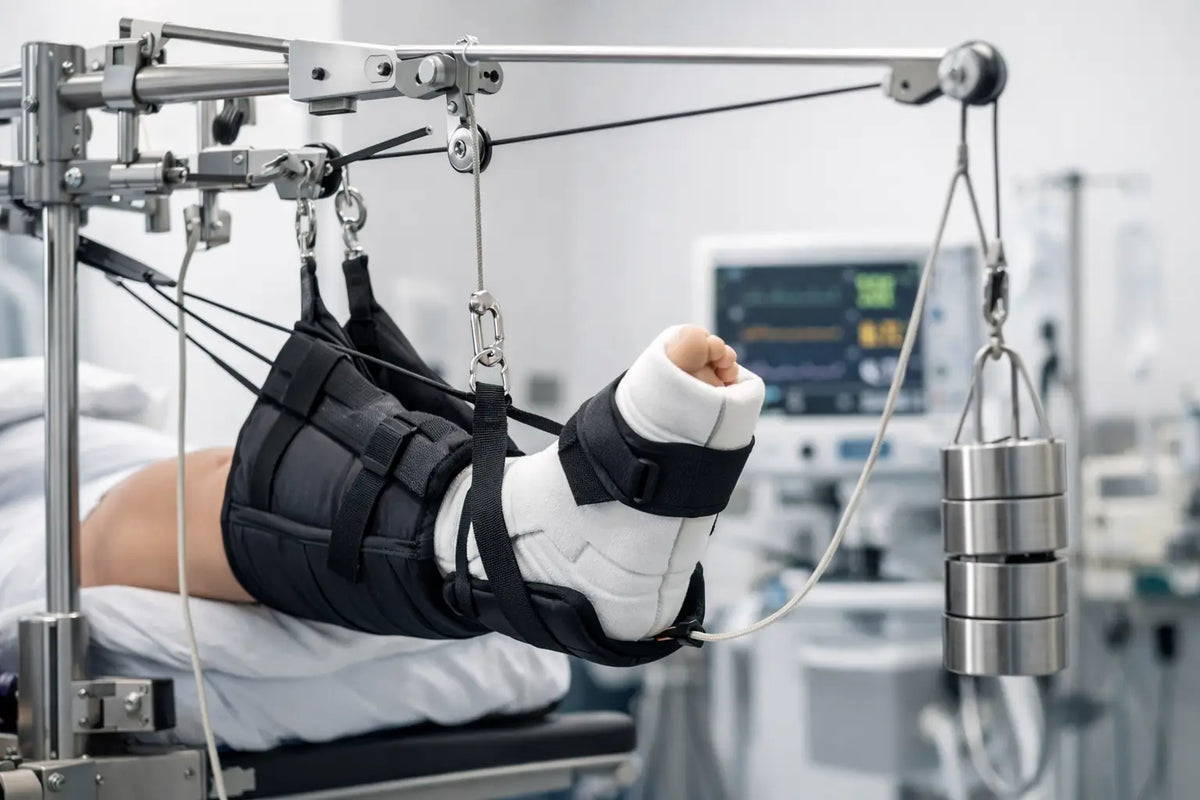 Traction System Setup for Clinical Precision