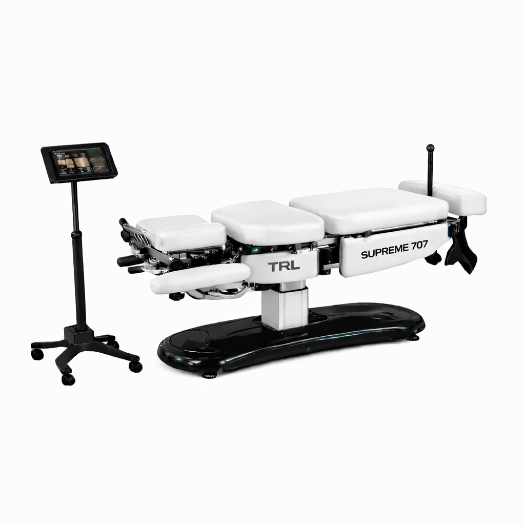 Supreme 707 spinal decompression and flexion distraction table