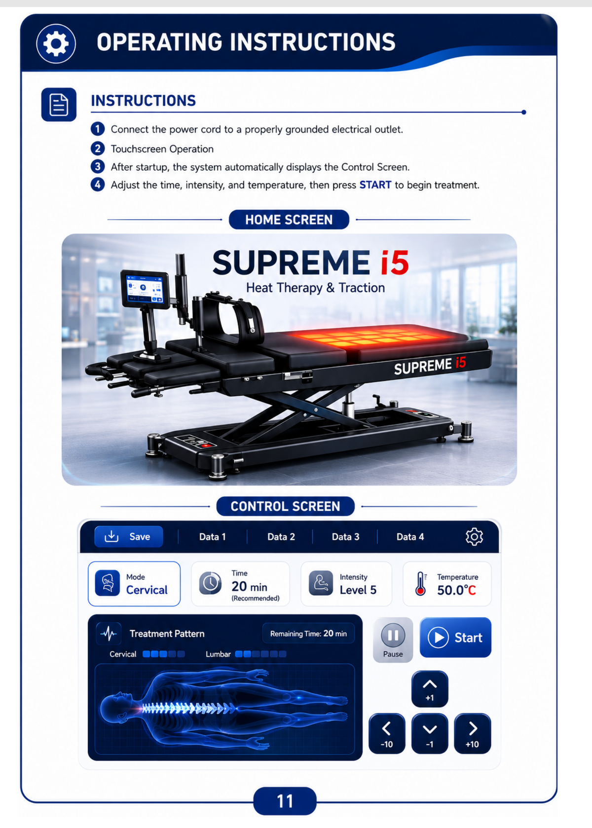 Supreme i5 Heated Spinal Decompression & Traction Table