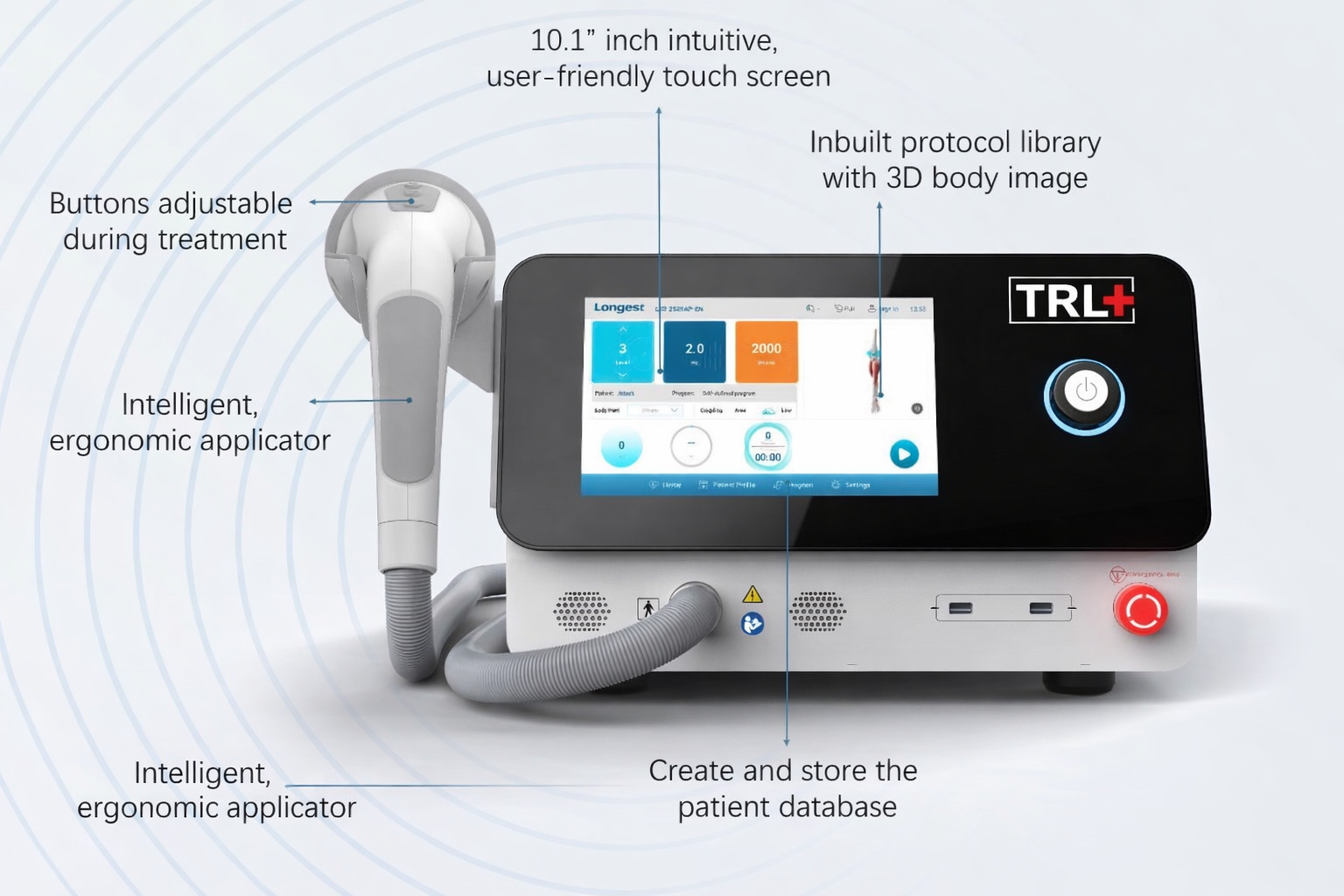 Electromagnetic Focused Shockwave TRL-2520GP
