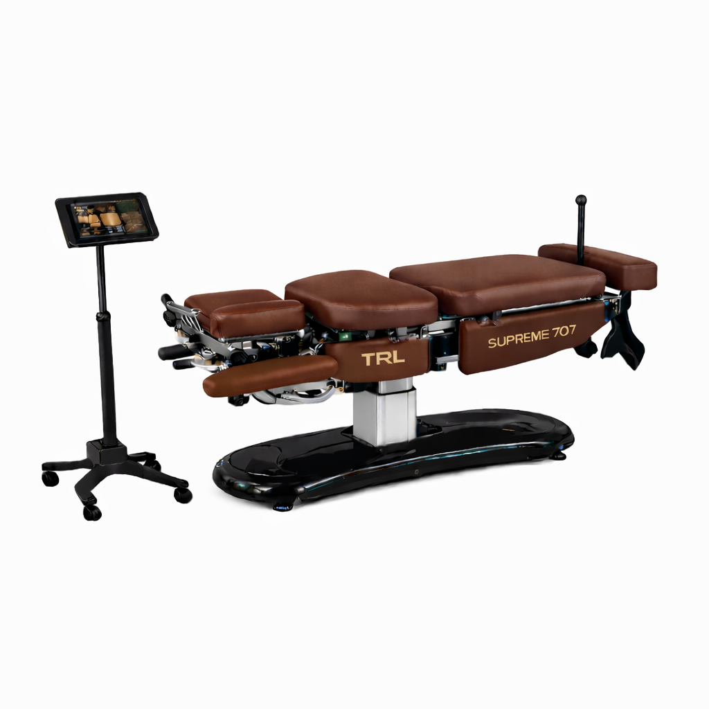 Supreme 707 motorized chiropractic table for professional clinics