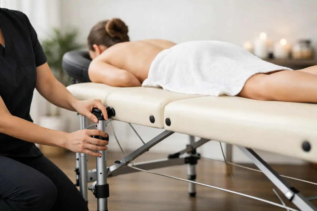Massage Table Height That Actually Works