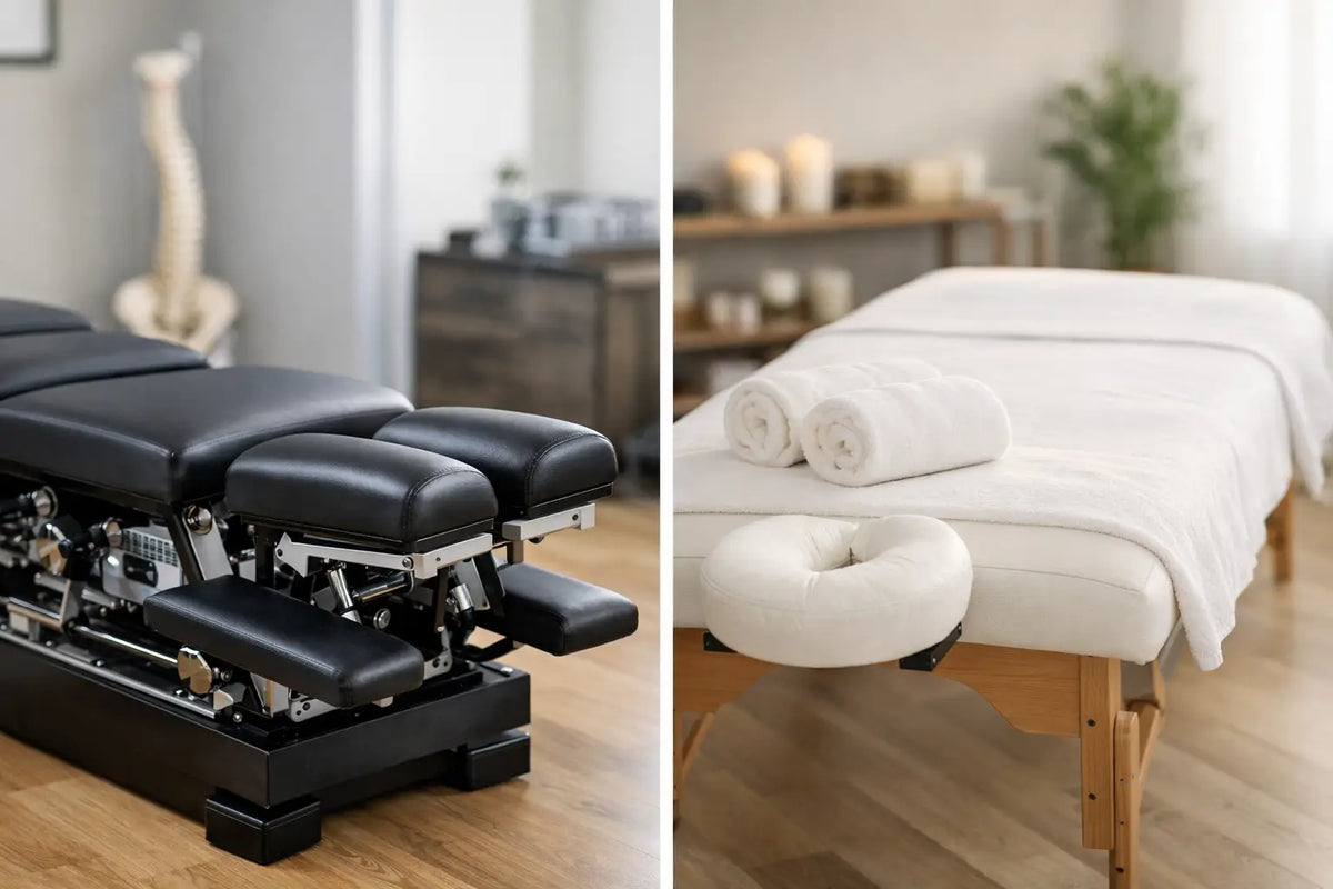 Chiropractic Table vs Massage Table Differences