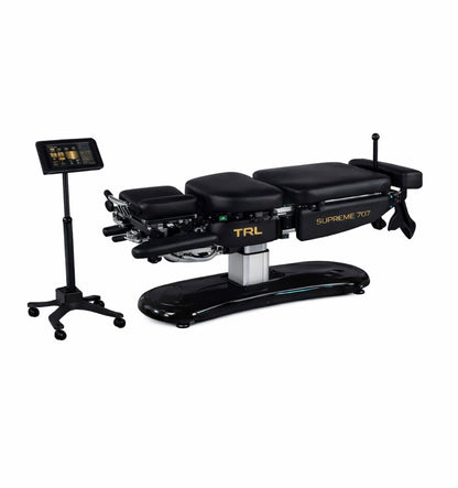 Supreme 707 chiropractic table with auto flexion distraction and drop system