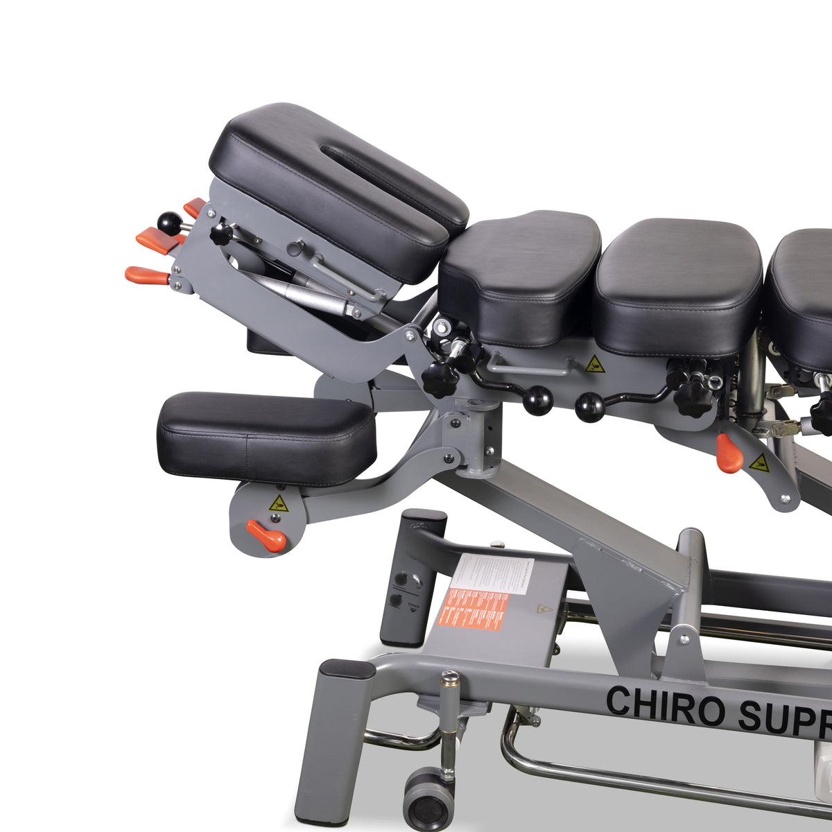 Supreme 2.0 chiropractic flexion distraction table with adjustable sections