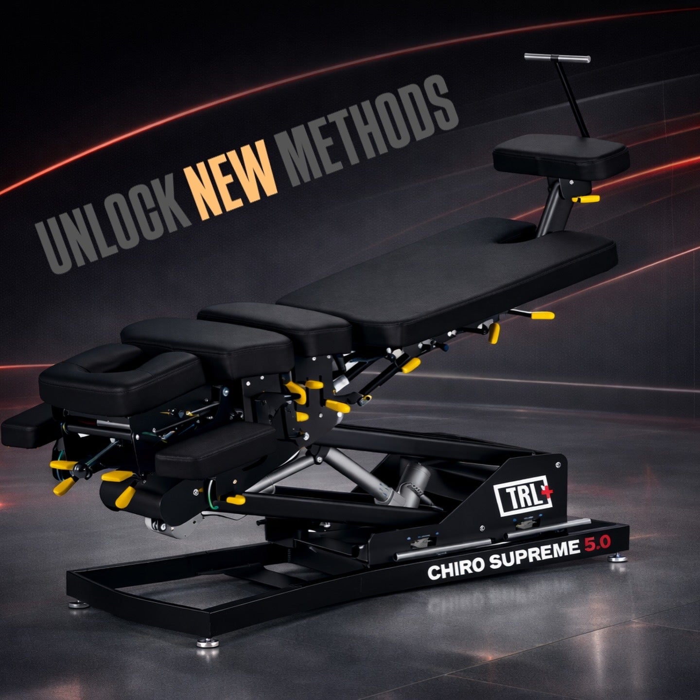 Chiro Supreme 5.0 professional flexion distraction table side view