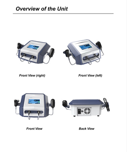 LGT-2500S radial shock wave therapy system for rehabilitation clinics