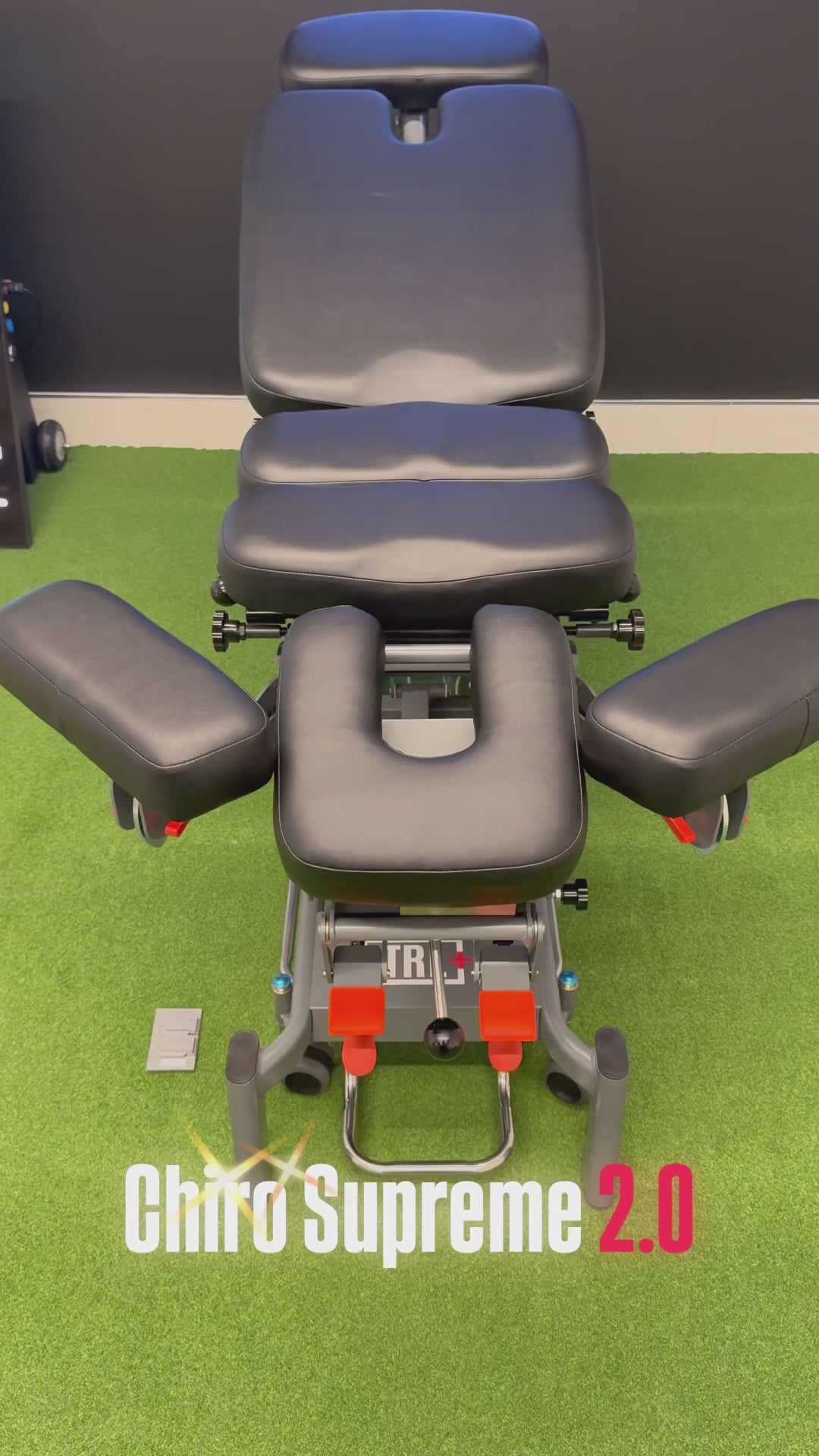 Load video: <p>✓ Precision-engineered drop pieces for consistent, controlled adjustments<br/>✓  Multi-section design supports cervical, thoracic, lumbar, and pelvic techniques<br/>✓  Smooth height adjustment for ergonomic positioning and reduced practitioner strain<br/>✓  Heavy-duty steel frame built for daily, high-volume clinic use<br/>✓  High-density cushions for patient comfort without sacrificing stability<br/>✓  Easy-access drop tension controls for quick, on-the-fly adjustments<br/>✓  Stable, low-profile base minimizes movement during treatments<br/>✓  Versatile setup suitable for diversified, Gonstead, and drop-table techniques<br/>✓  Durable upholstery designed to withstand years of clinical wear<br/>✓  Professional-grade performance trusted by chiropractors worldwide</p>